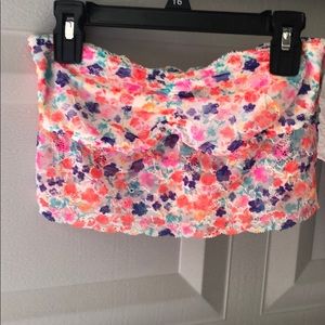 Bright multicolored PINK bandeau